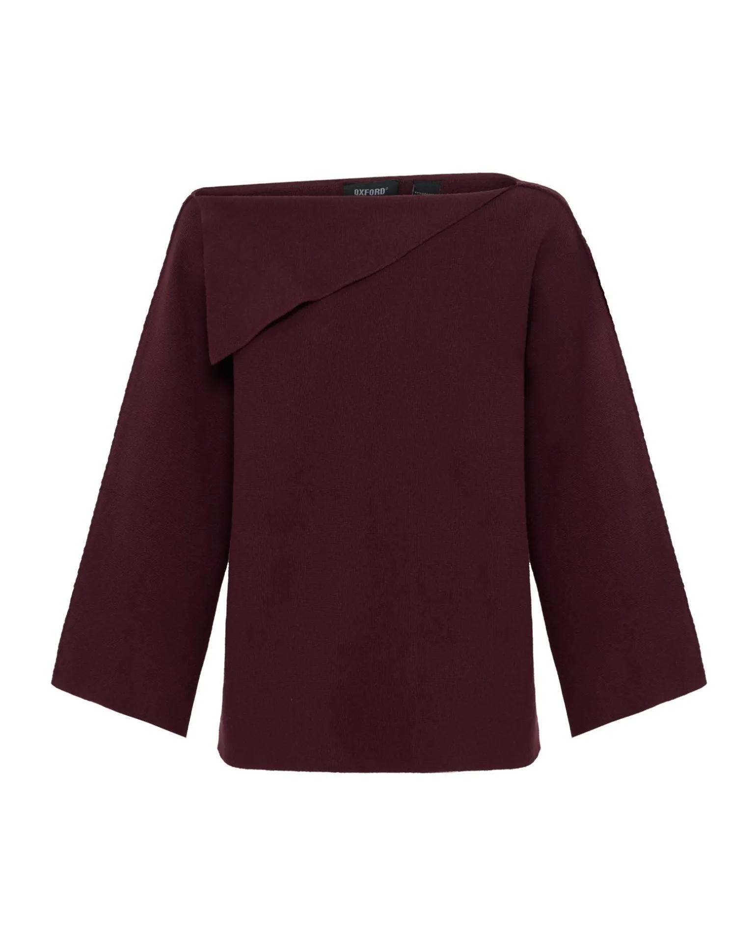 Laura Knitted Folded Collar Top
