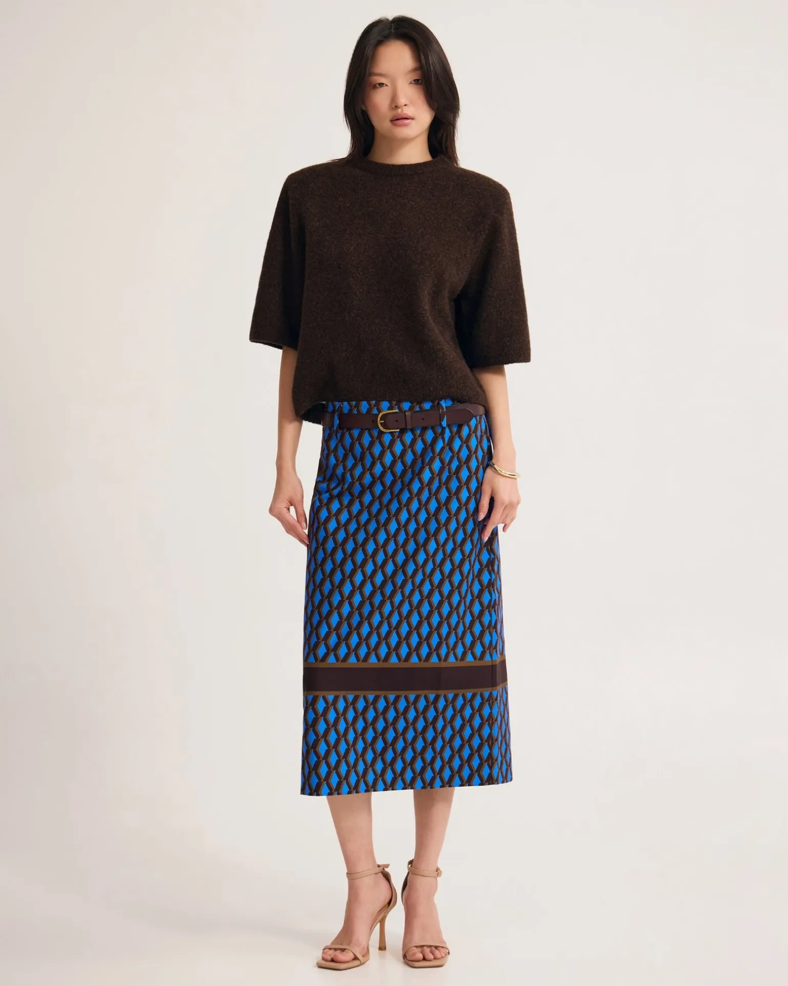 Leeta Wool Knitted T Shirt