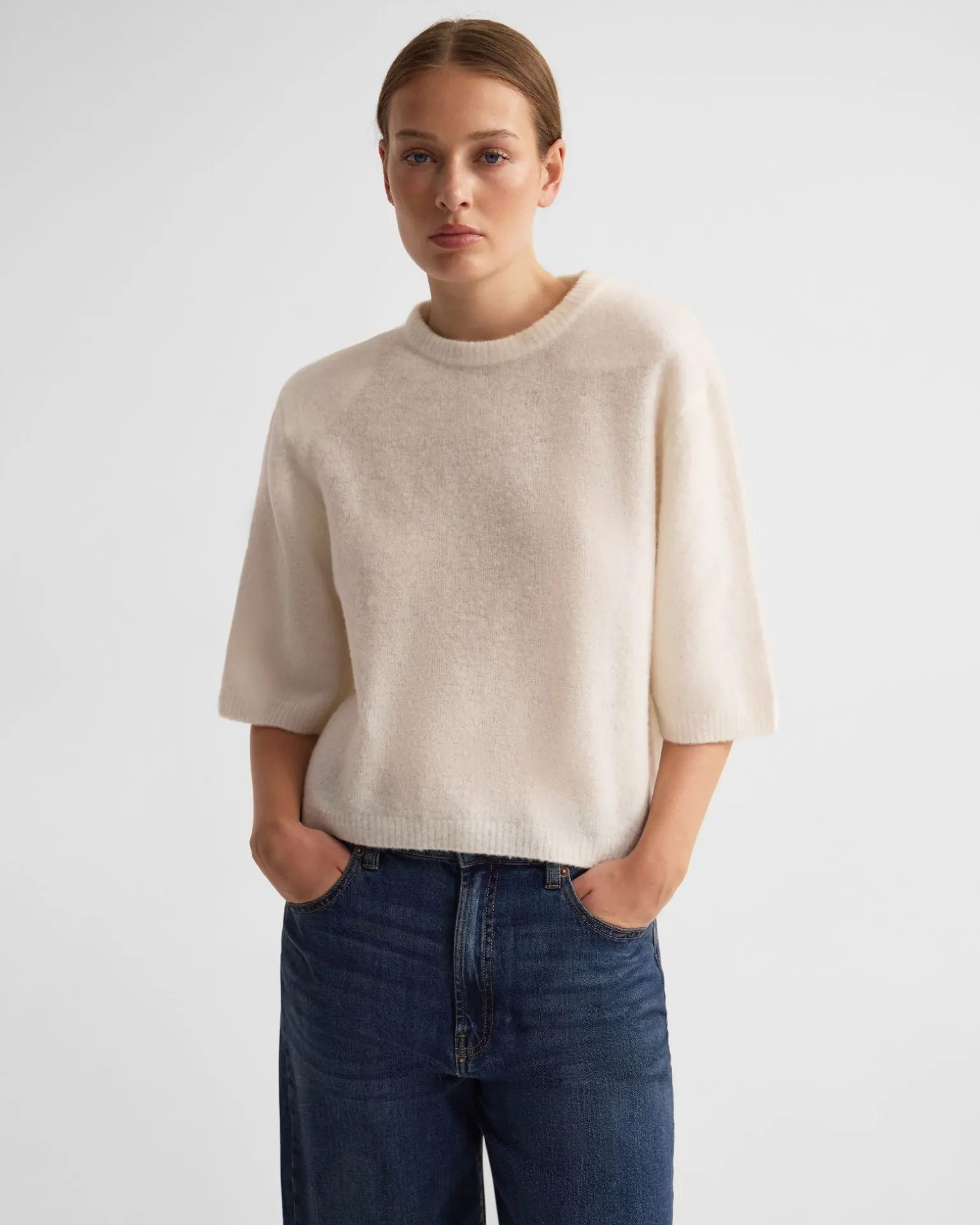 Leeta Wool Knitted T Shirt