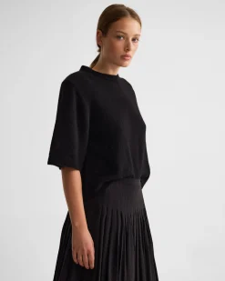 Leeta Wool Knitted T Shirt