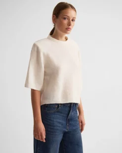 Leeta Wool Knitted T Shirt