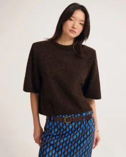 Leeta Wool Knitted T Shirt