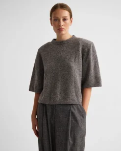 Leeta Wool Knitted T Shirt