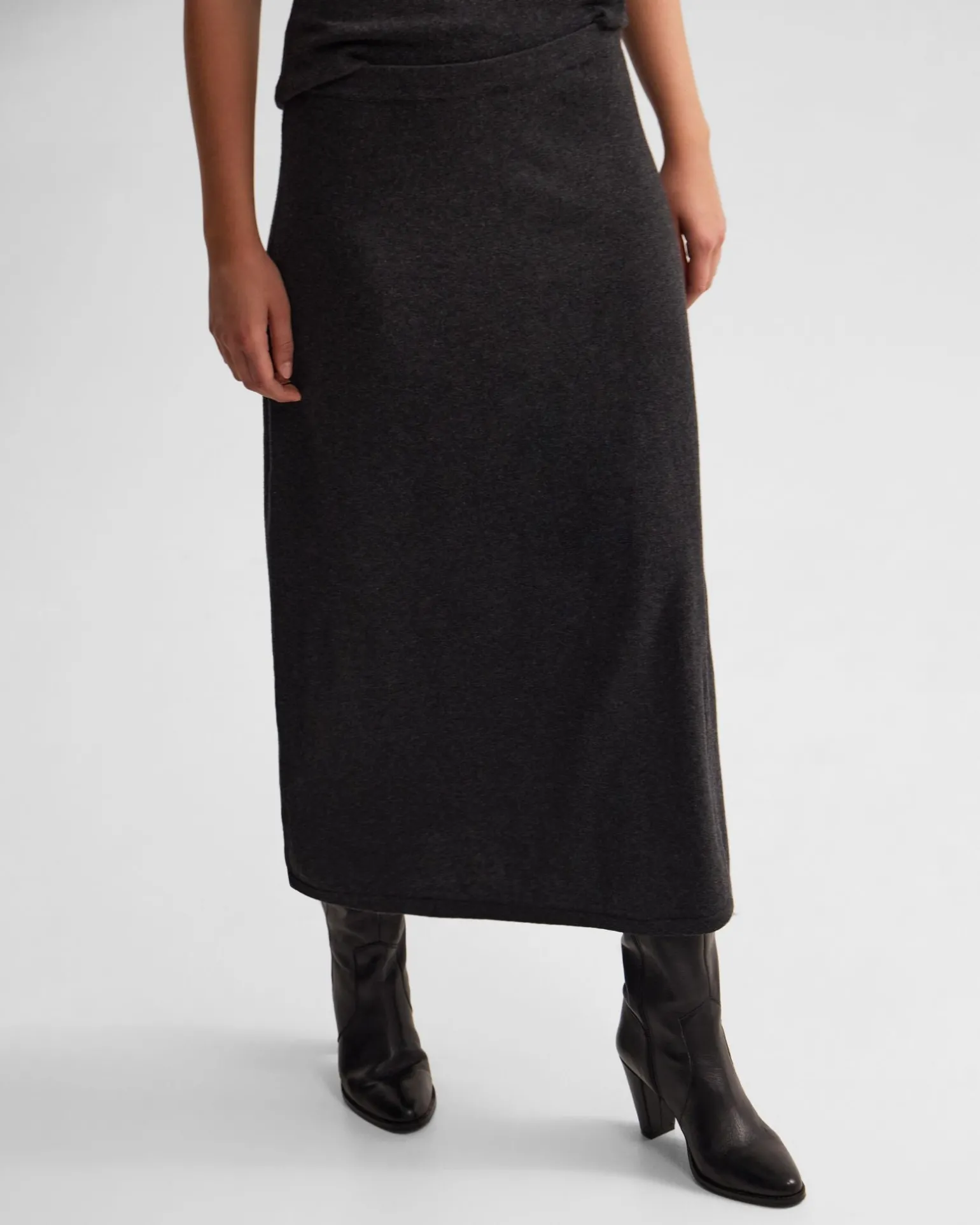 Leonie Cashmere Blend Knitted Skirt