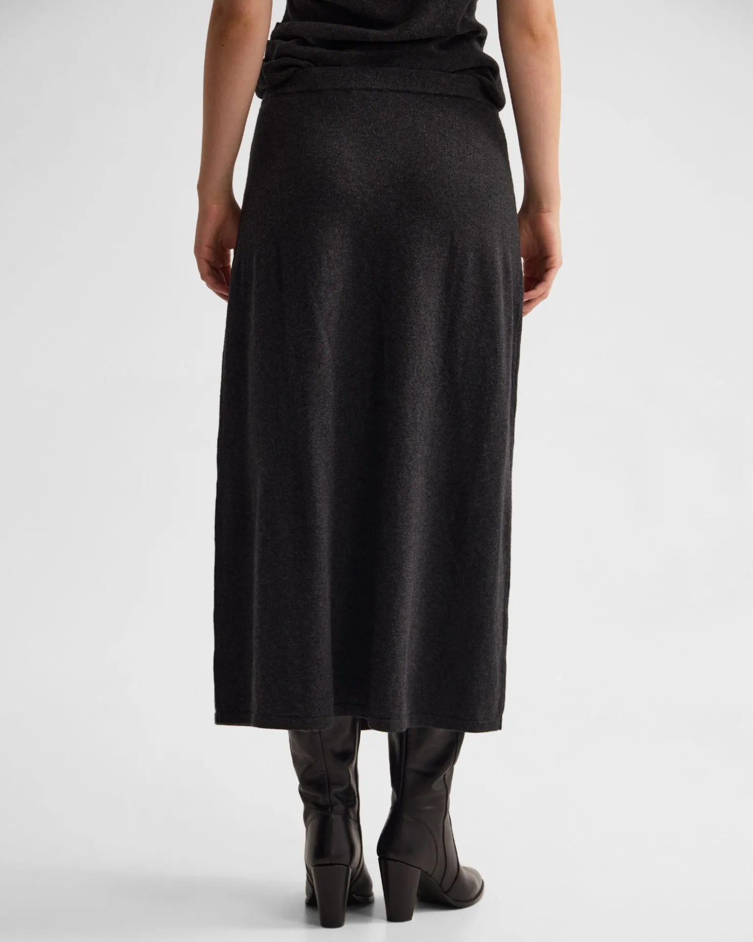 Leonie Cashmere Blend Knitted Skirt