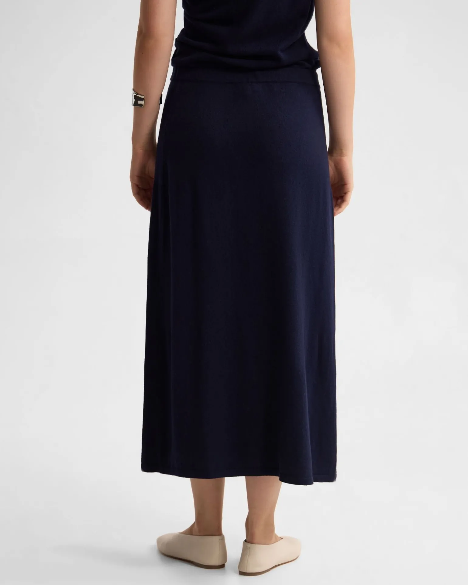 Leonie Cashmere Blend Knitted Skirt