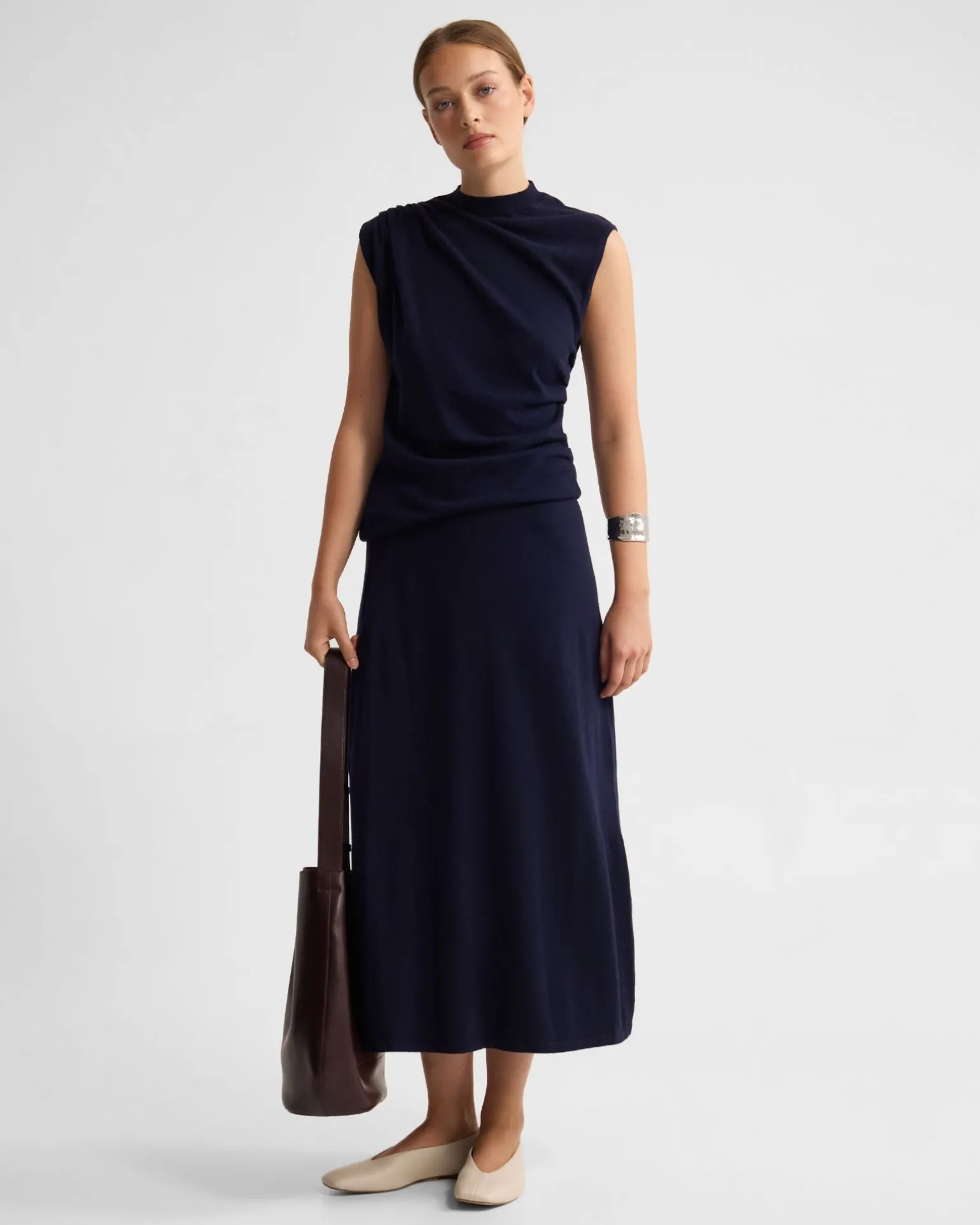 Leonie Cashmere Blend Knitted Skirt