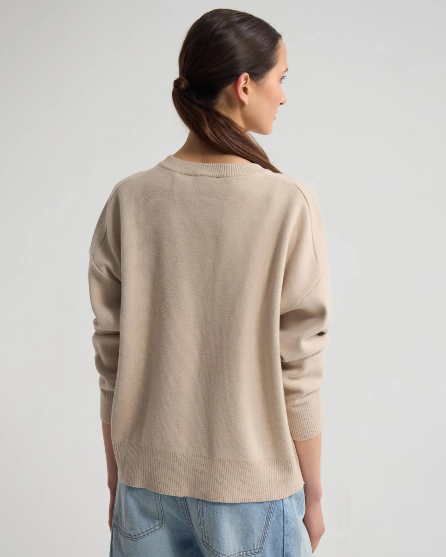 Lexie Cotton Crew Neck Knit