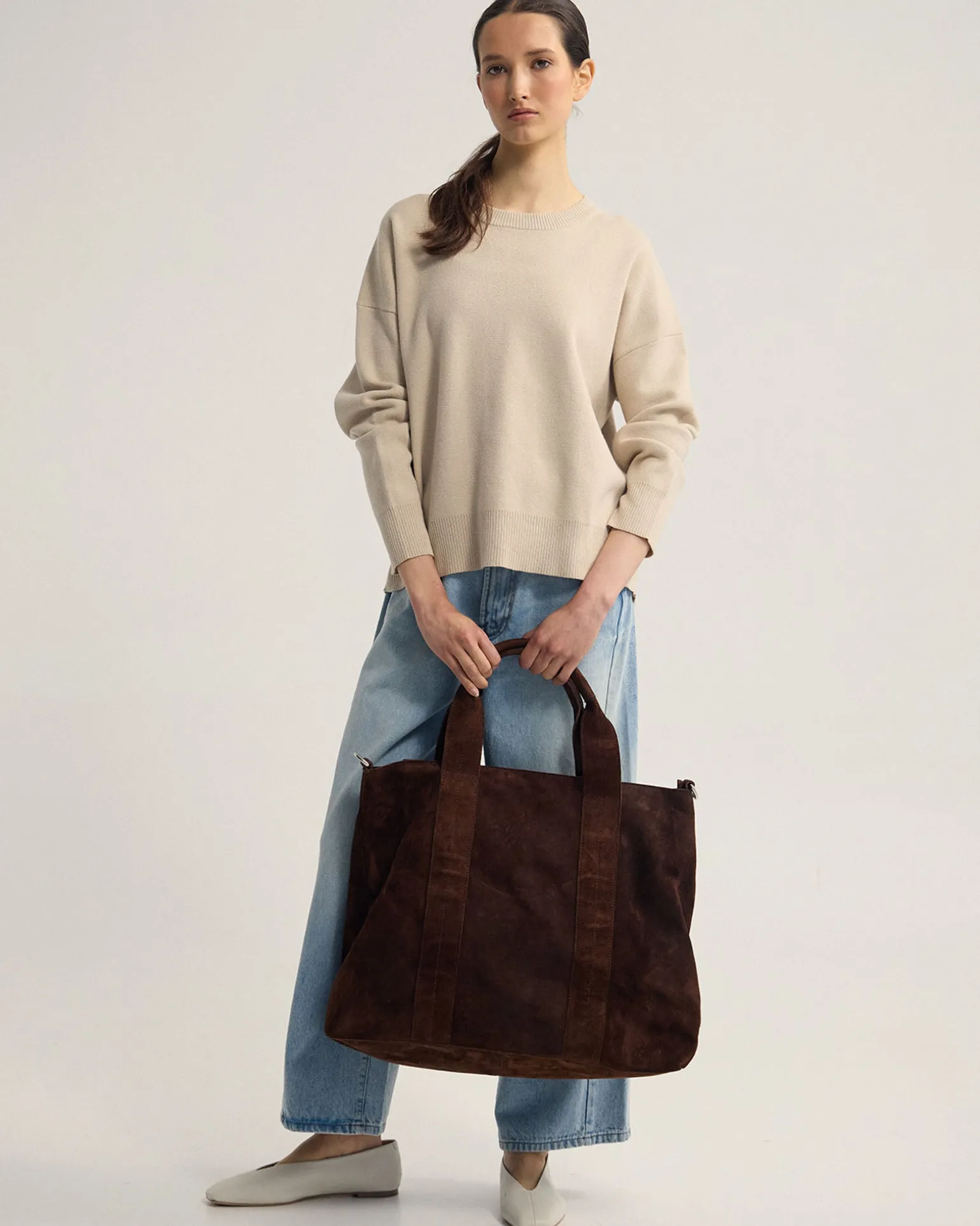 Lexie Cotton Crew Neck Knit