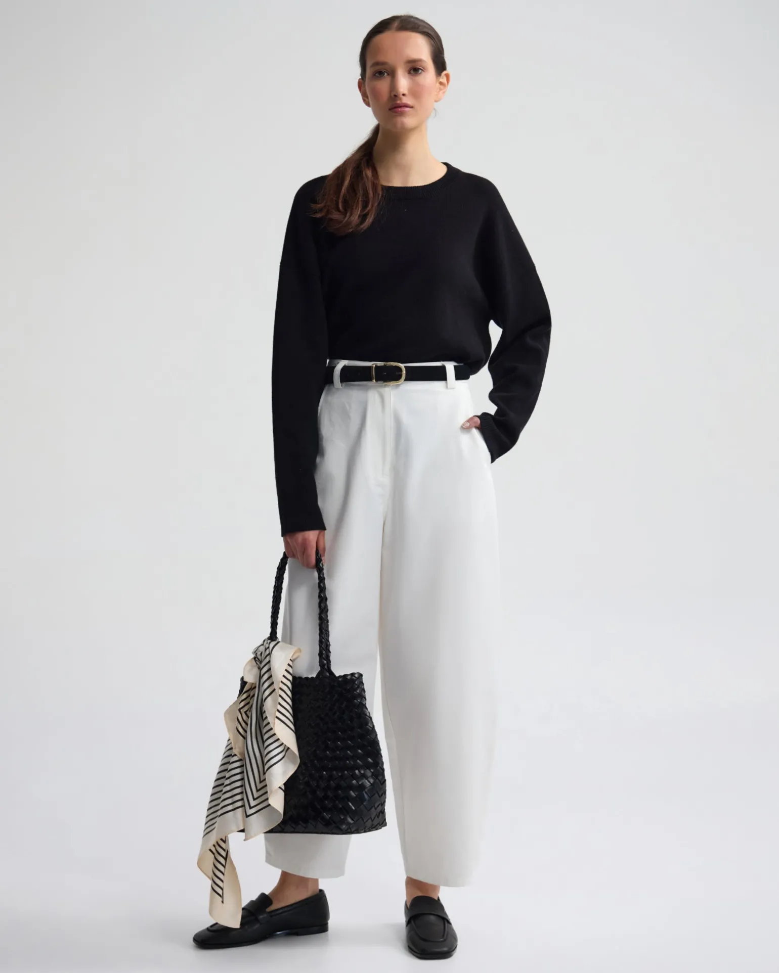 Lexie Cotton Crew Neck Knit