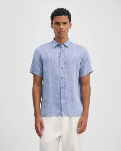 Leyton French Linen Short Sleeve Shirt
