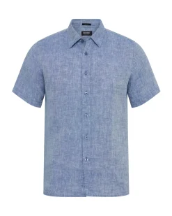 Leyton French Linen Short Sleeve Shirt