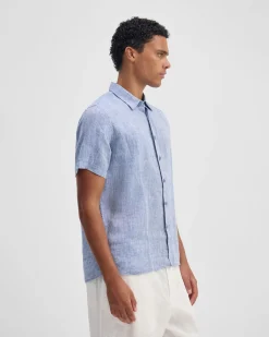 Leyton French Linen Short Sleeve Shirt