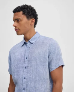 Leyton French Linen Short Sleeve Shirt