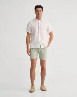 Leyton French Linen Short Sleeve Shirt