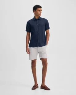 Leyton French Linen Short Sleeve Shirt