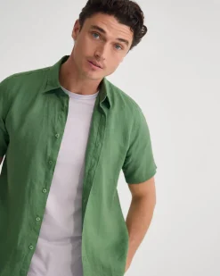 Leyton French Linen Short Sleeve Shirt
