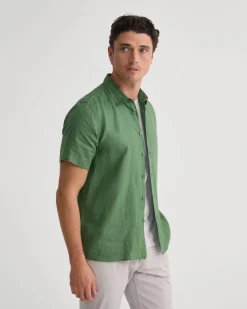 Leyton French Linen Short Sleeve Shirt