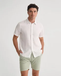 Leyton French Linen Short Sleeve Shirt