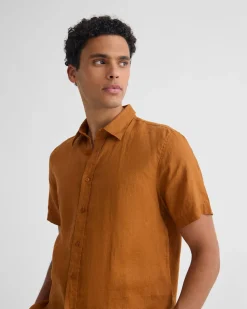 Leyton French Linen Short Sleeve Shirt