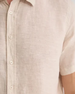 Leyton French Linen Short Sleeve Shirt