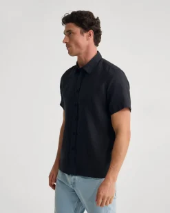 Leyton French Linen Short Sleeve Shirt