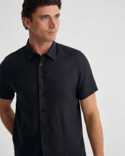 Leyton French Linen Short Sleeve Shirt