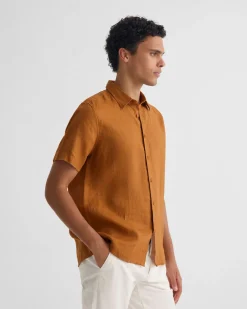 Leyton French Linen Short Sleeve Shirt