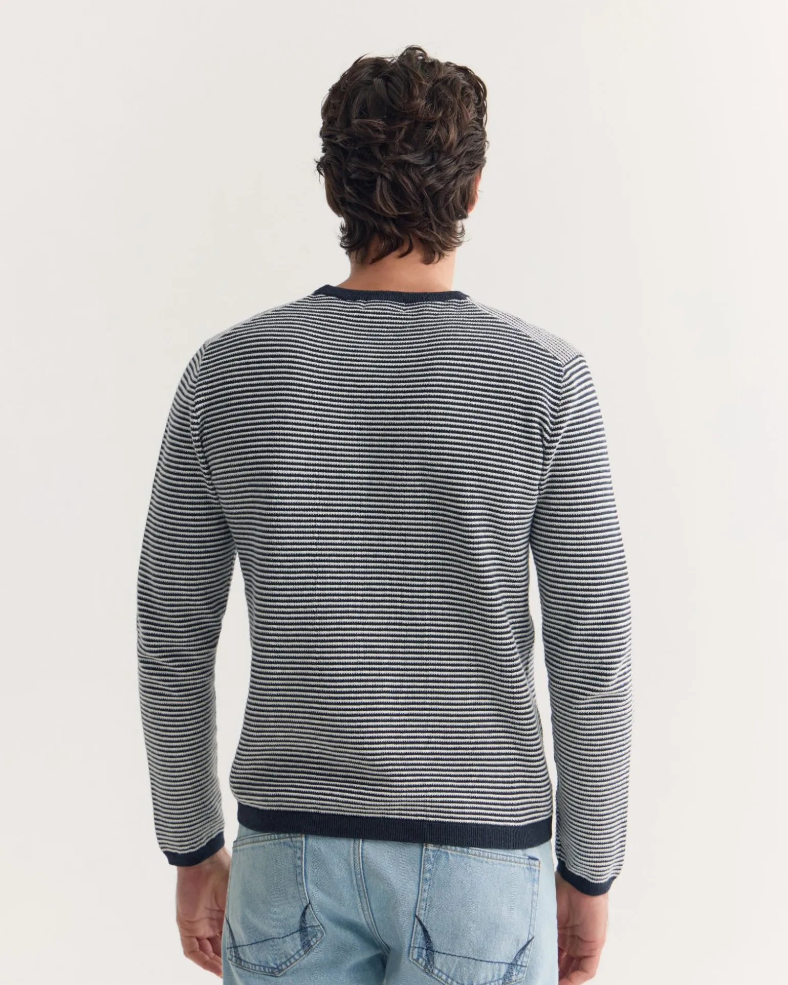 Liam Stripe Crew Neck