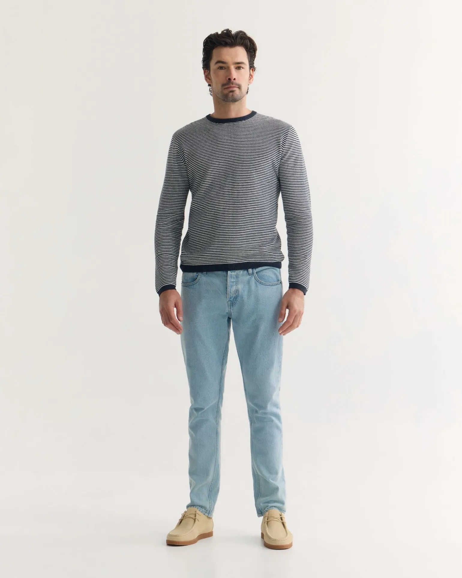 Liam Stripe Crew Neck