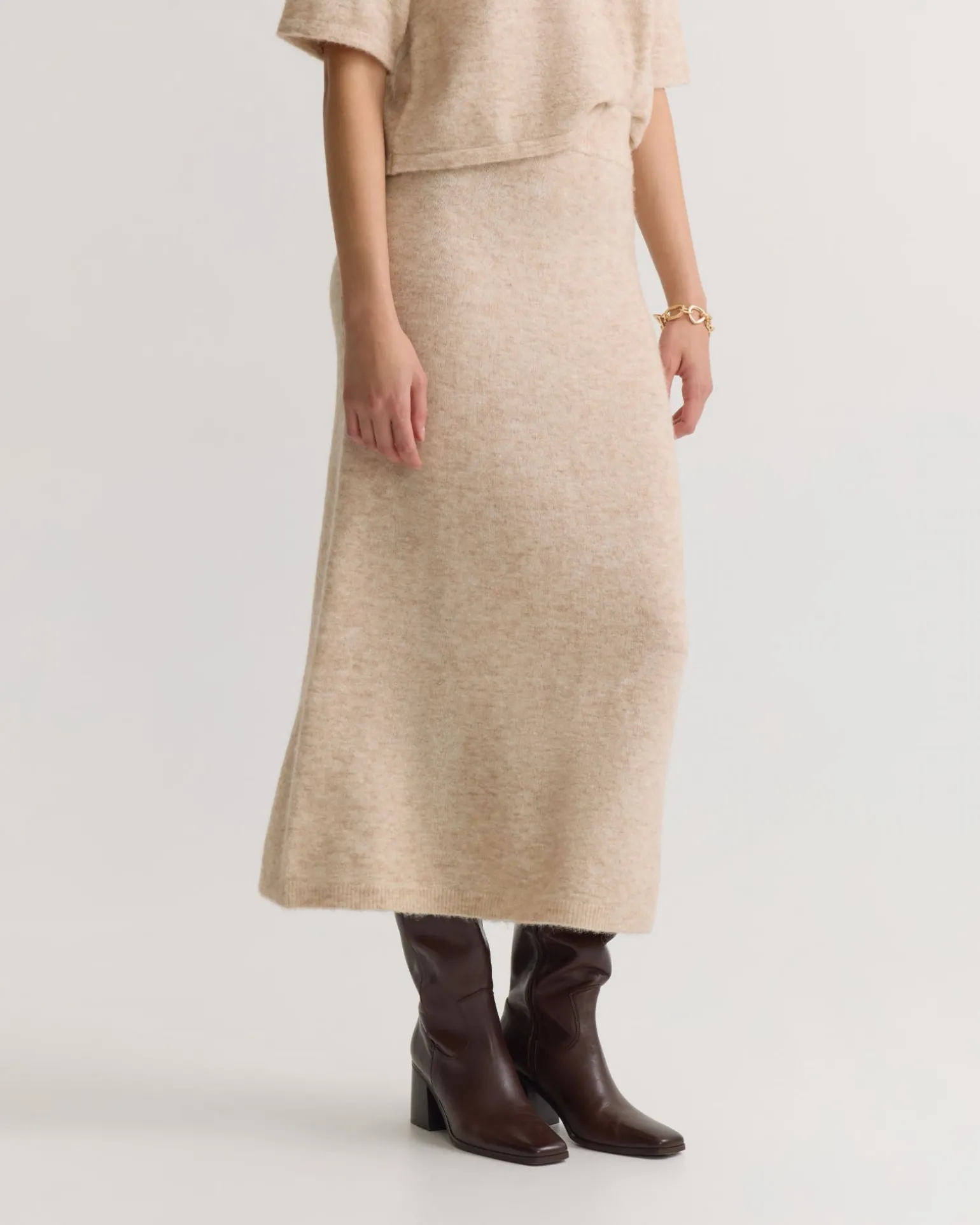 Lisa Alpaca Blend Skirt
