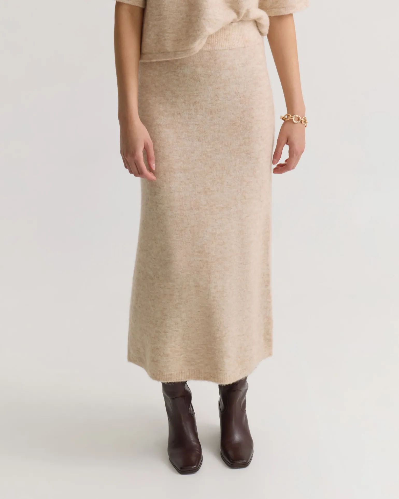 Lisa Alpaca Blend Skirt