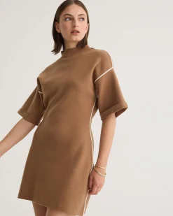 Lisa Knitted Contrast Trim Dress