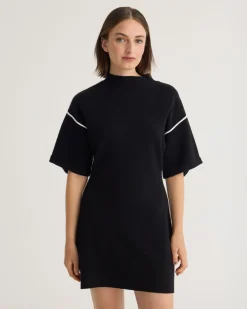 Lisa Knitted Contrast Trim Dress