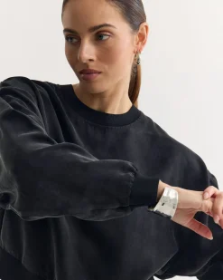 Lola Rib Collar Cupro Top