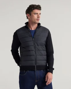 Lorenzo Knit Sleeve Puffer Jacket