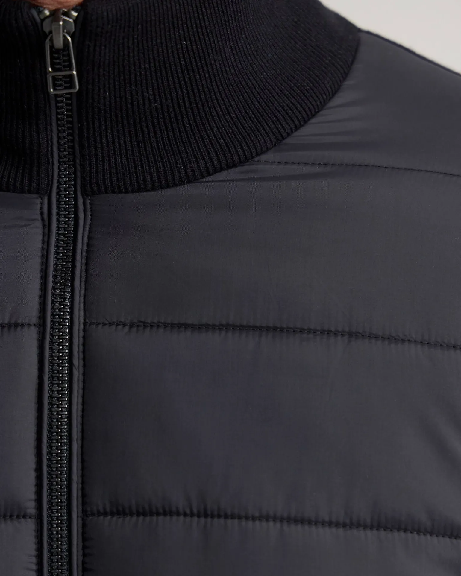 Lorenzo Knit Sleeve Puffer Jacket