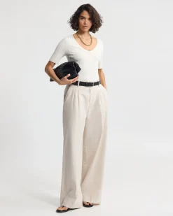 Lucy Rib V-Neck Knit