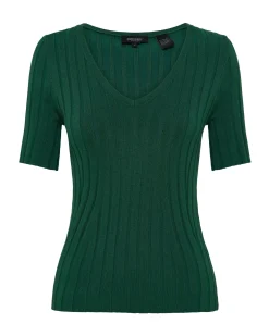 Lucy Rib V-Neck Knit