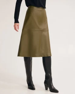 Lulu Leather Skirt