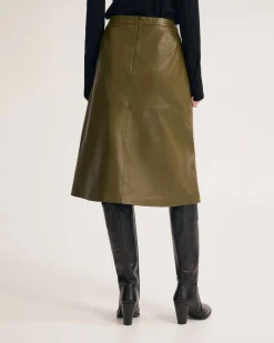 Lulu Leather Skirt
