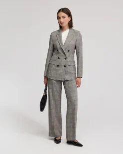Lydia Eco Checked Pants