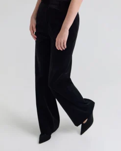 Lydia Stretch Velvet Pants
