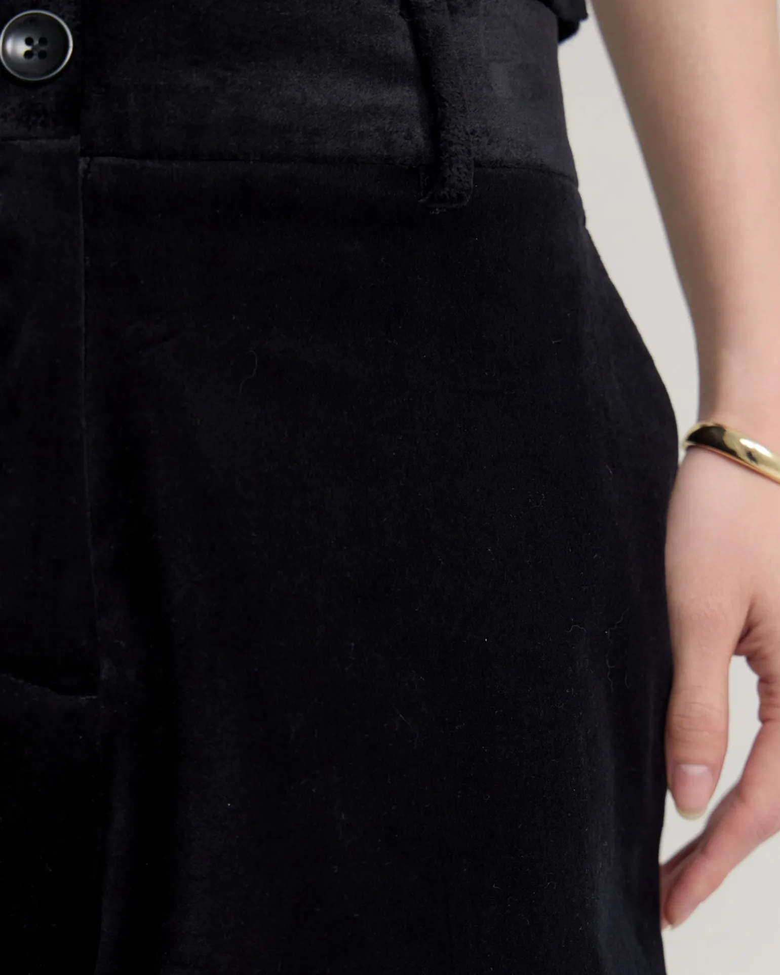Lydia Velvet Straight Leg Pants