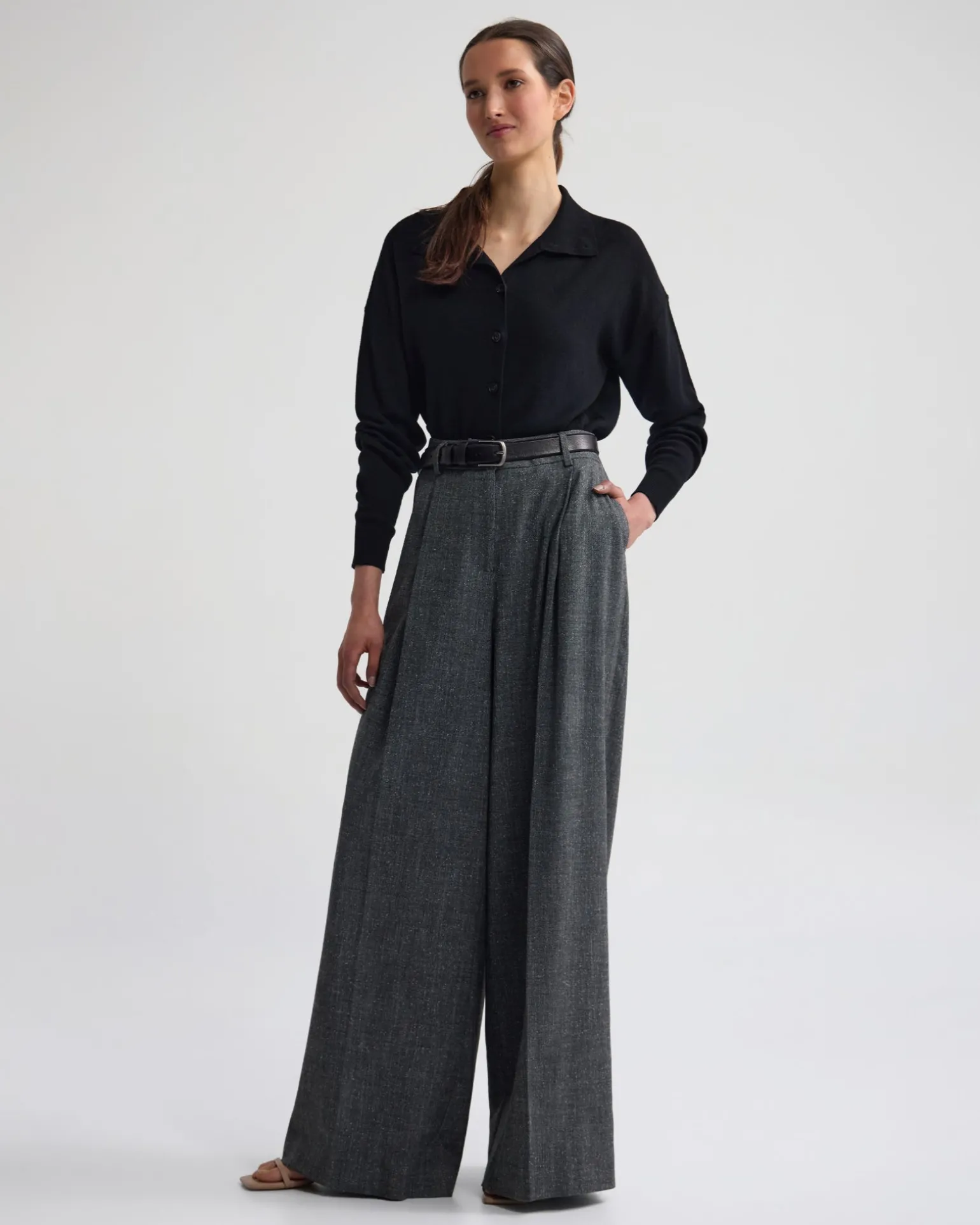 Maddison Funnel Collar Cardigan