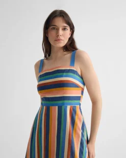 Madeira Striped Dress