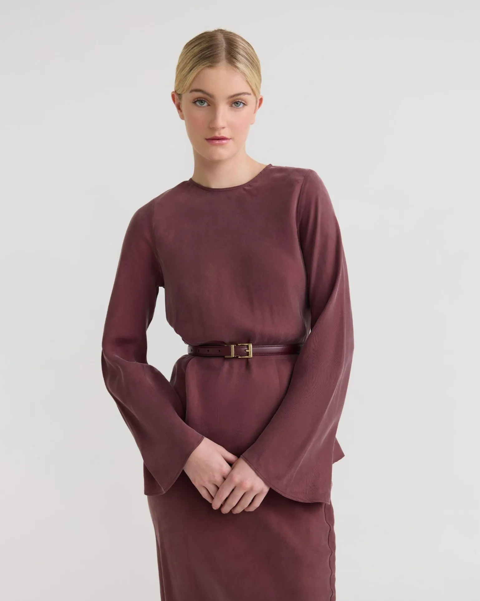 Madeline Cupro Top