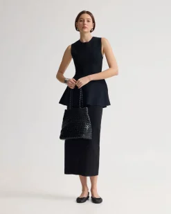 Margot Knitted Peplum Top