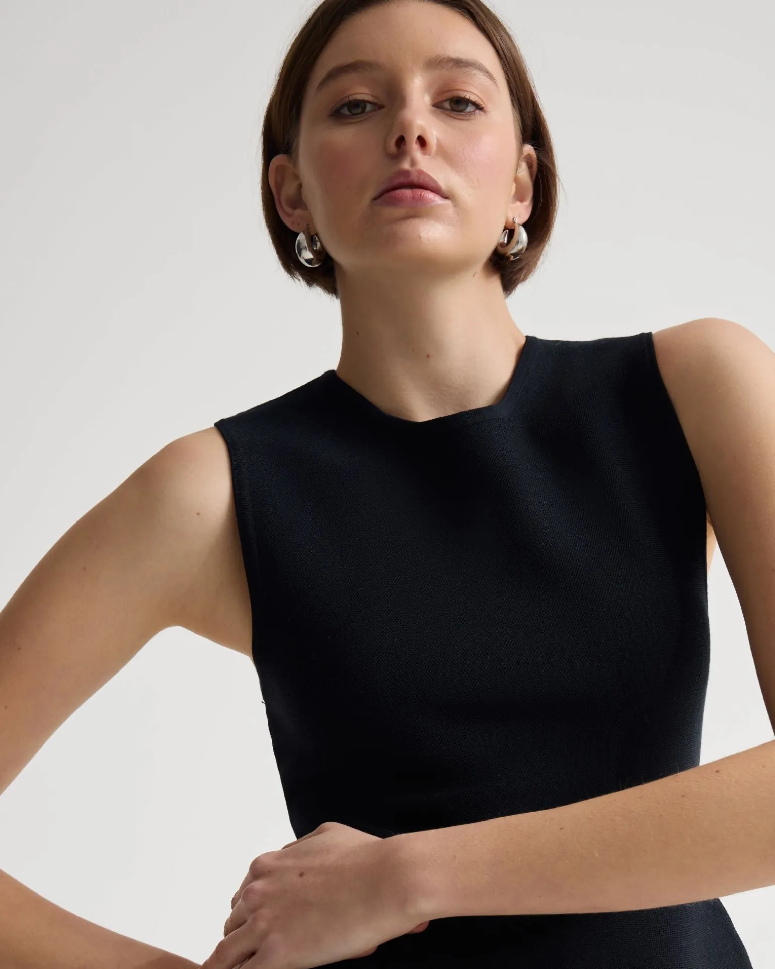 Margot Knitted Peplum Top