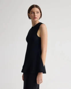 Margot Knitted Peplum Top